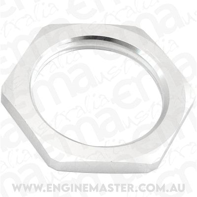 Aeroflow AF59-924-20S Replacement -20AN Jam Nut Fullflow Bulkhead Silver Half Nut