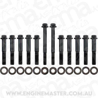 Aeroflow AF37-1211 Ford ClevelANd Intake Bolts 351C 12 Point Head 12 Pack