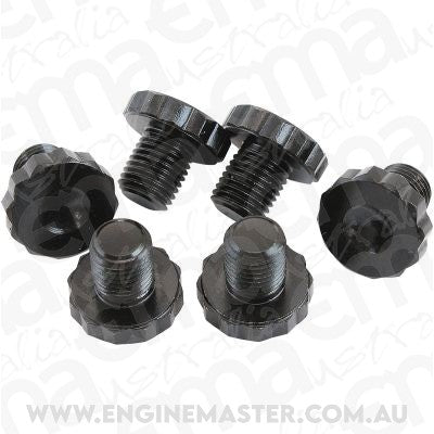 Aeroflow AF37-2460 Chrysler Flexplate Bolts Small Big Block 6 Pack 318 440
