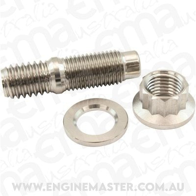 Aeroflow AF55-3010 7/16" Titanium Stud Washer Nut