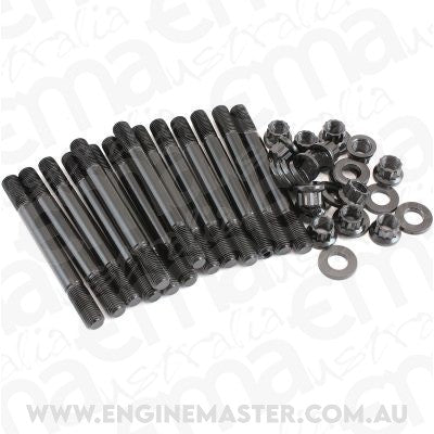 Aeroflow AF37-2045 Toyota 2Jz 1Jz Head Stud Kit 12 Point Supra 3.0L