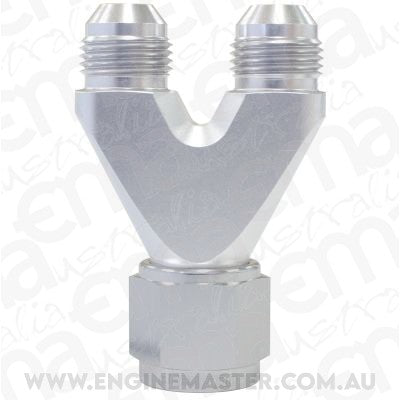 Aeroflow AF146-10-08S U Block Female -10 to 2 X -8AN Male Nipples Straight Outlet