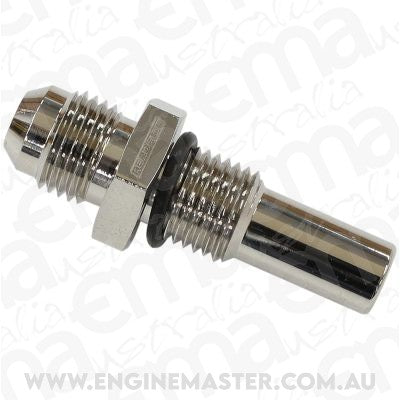 Aeroflow AF385-06L 1/4"-18 NPSM Long Tail to -6AN with Crush Washer Zinc Steel