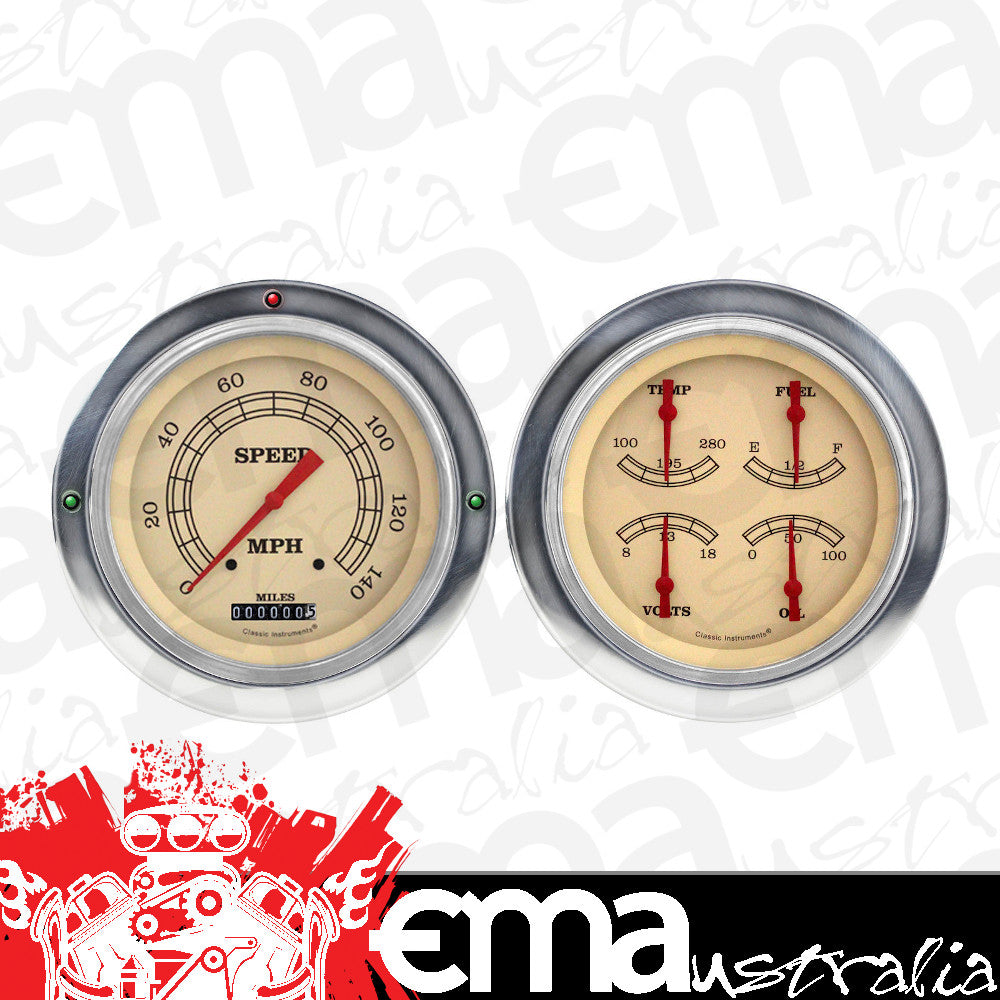 Classic Instruments CT54VT52 Vintage 1954-55 Chevy Truck Gauge Package