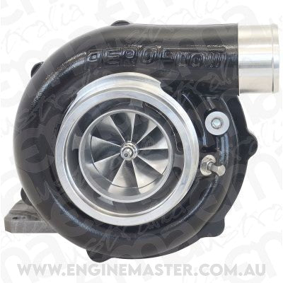Aeroflow AF8005-4053BLK BOOSTED 6262 T4 .82 Turbocharger 900HP, Hi Temp Black Finish External Wastegate, T4 Inlet Flange, V-Band Exhaust Flange Skip t