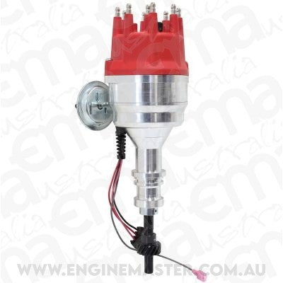 Aeroflow AF4010-8352R SB FORD 289 302W READY TO RUN DIST, VAC ADVANCE SBF RED CAP