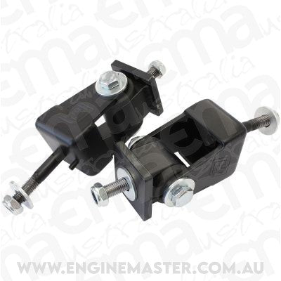 Aeroflow Performance AF1201-0002 Holden Commodore VE-VF Engine Mount Suit GM LS standard replacement Black Urethane Sold as a Pair