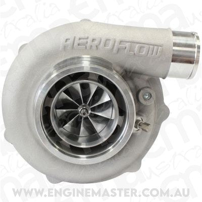 Aeroflow AF8005-3066 BOOSTED 6262 1.21 Turbocharger 900HP Natural Cast Finish External Wastegate V-Band Inlet & Exhaust Flanges