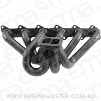 Aeroflow AF8277-3000 Ford Barra T4 Turbo Manifold Suits High Mount GT35-GT42 Turbo, with 50mm External Wastegate Flange