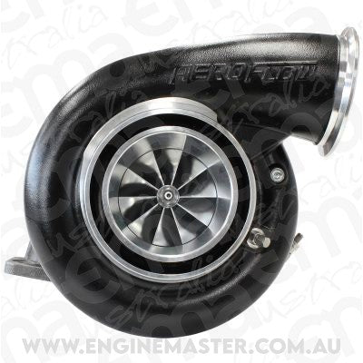 BOOSTED 7975 T4 1.15 Turbocharger 1450HP, Hi Temp Black Finish (External Wastegate, T4 Inlet Flange, V-Band Exhaust Flange)