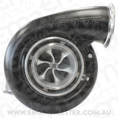 BOOSTED B7875 V-Band 1.28 Turbocharger 1150HP, Hi Temp Black Finish (External Wastegate, V-Band Inlet & Exhaust Flanges)
