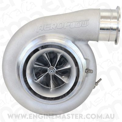 Aeroflow AF8005-6003 BOOSTED 8888 V-Band 1.31 Turbocharger 1250HP, External Wastegate, V-Band Single Entry Inlet Flange, V-Band Exhaust Flange