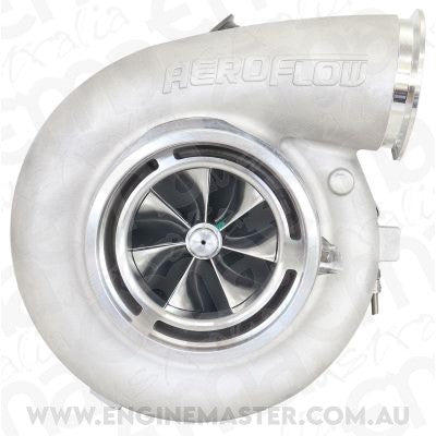 BOOSTED 102102 V-Band 1.22 Turbocharger 2500HP, Natural Cast Finish (External Wastegate, V-Band Inlet & Exhaust Flanges)