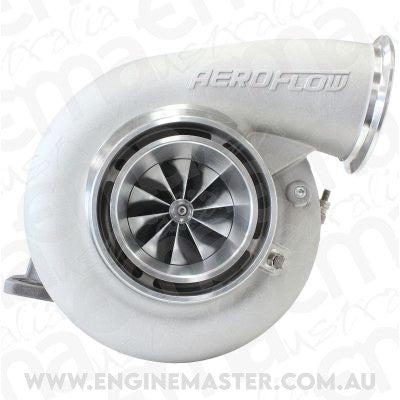 BOOSTED 7975 T4 1.15 Turbocharger 1450HP, Natural Cast Finish (External Wastegate, T4 Inlet Flange, V-Band Exhaust Flange)