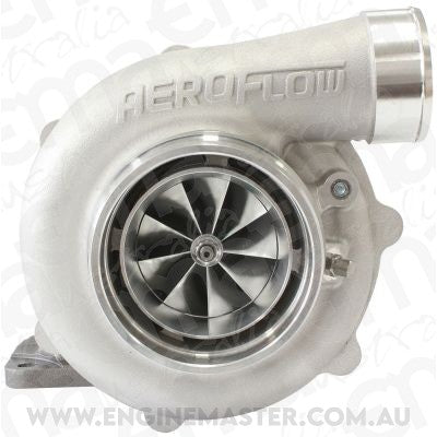 Aeroflow AF8005-4054 BOOSTED 6862 T4 .82 Turbocharger 1050HP, Natural Cast Finish External Wastegate, T4 Inlet Flange, V-Band Exhaust Flange