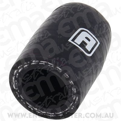Aeroflow Performance Products AF9289-062-01 Gloss Black Silicone Heater Hose Block Off Cap 5/8" (16mm) I.D Sold Individually, 3 Ply Polyester