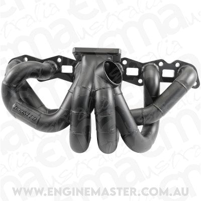 Aeroflow AF8247-6000 for Nissan RB30 T3 Turbo Manifold Suits High Mount GT30-GT35 Turbo, with 50mm External Wastegate Flange