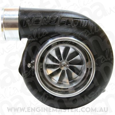 Aeroflow AF8005-3125BLK Boosted 6762.83 V-Band Reversev-Band Outlet Gtx3584 Black