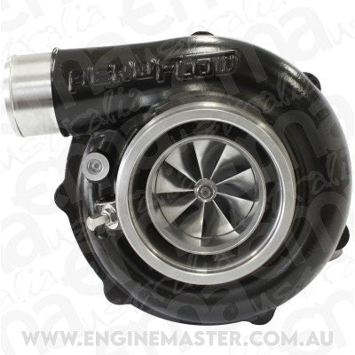 Aeroflow AF8005-3166BLK BOOSTED 6262 1.21 Reverse Rotation Turbocharger 900HP, Hi Temp Black Finish External Wastegate, V-Band Inlet & Exhaust Flanges