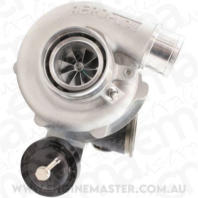 Aeroflow Performance AF8005-2013 BOOSTED 4849 .72 Turbocharger 550HP, Natural Cast Finish Internal Wastegate, V-Band Inlet & Exhaust Flanges