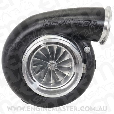 Aeroflow Performance AF8005-6025BLK BOOSTED 106112 V-Band 1.25 Turbocharger 3000HP, Hi Temp Black Finish