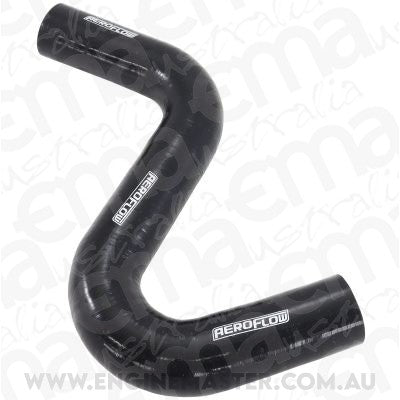 Aeroflow AF9240-150 Gloss Black Silicone Z Bend Heater Hose 1-1/2" (38mm) I.D 135 Degree Bend and 90 Degree Bend