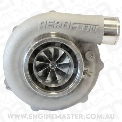 Aeroflow AF8005-3056 BOOSTED 6255 .83 Turbocharger 900HP, Natural Cast Finish External Wastegate, V-Band Inlet & Exhaust Flanges