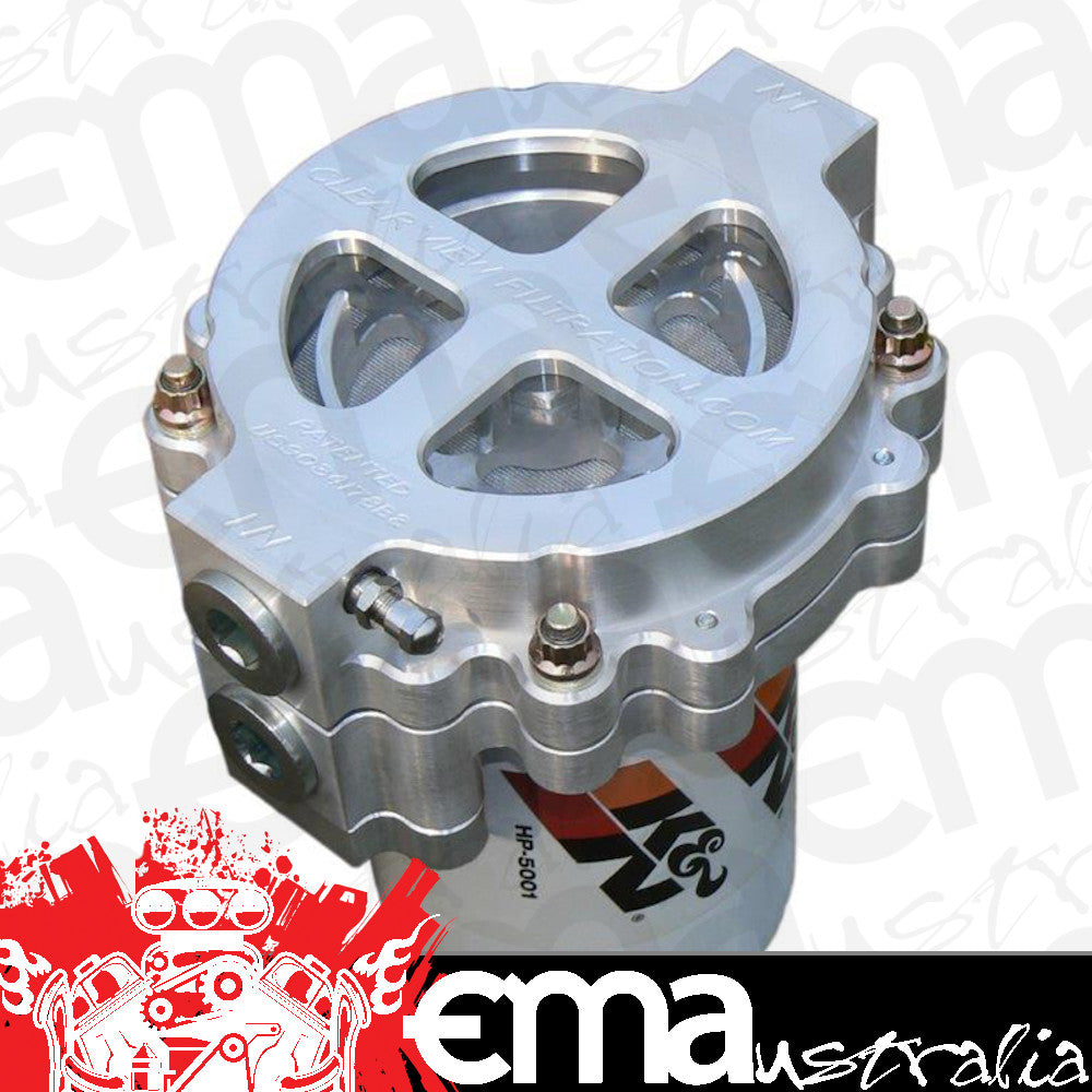 Clear View Filtration CV125-115 6" Screw-On Oil Filter 115 Mic