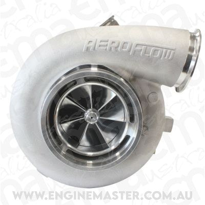 BOOSTED 106102 V-Band 1.22 Turbocharger 2500HP, Natural Cast Finish (External Wastegate, V-Band Inlet & Exhaust Flanges)