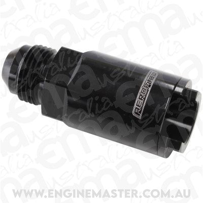 Aeroflow AF808-04BLK Push On Fuel Fitting LS & Lt 1/2" Hose to -8AN