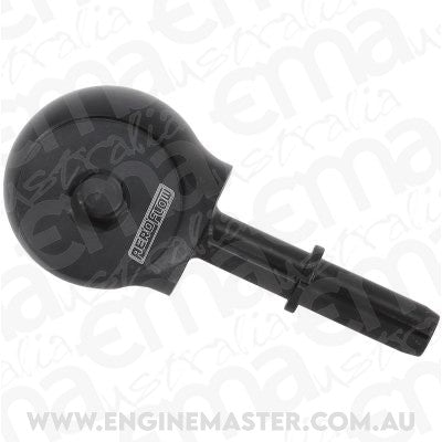 Aeroflow AF969-06-08BLK 90° Low Profile -8ORB to EFI Push On 3/8" Barb Black Finish