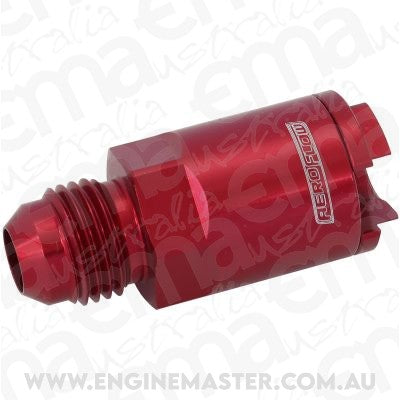 Aeroflow AF808-01R PUSH ON FUEL FITTING LS1 LTI 5/16 RETURN SIDE RED -6AN