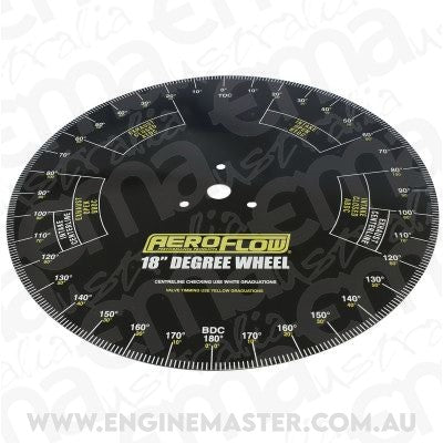 Aeroflow AF98-2121 Pro Camshaft Degree Wheel 18" Universal Degree Wheel