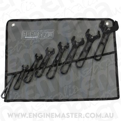 8-Piece Aluminium Pro Wrench Set -3AN to -20AN
