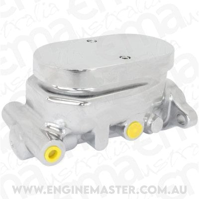 Aeroflow Performance Products AF300-150 GM Brake Master Cylinder 1" Bore Chrome Finish Cast Aluminium with Smooth Top Lid