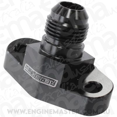 Aeroflow AF463-18 20° Turbo Drain Adapter -10AN 50.8mm Center with O-Ring Seal