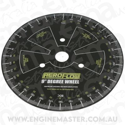 Aeroflow AF98-2120 Camshaft Degree Wheel 9" Universal Degree Wheel