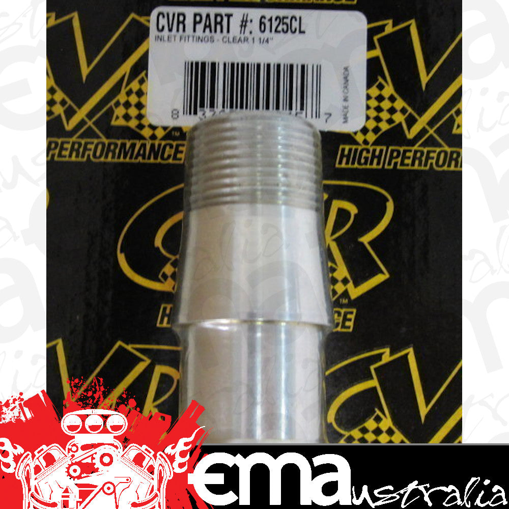 CVR CVR6125CL Inlet Fittings for Proflo Billet Water Pump - Clear
