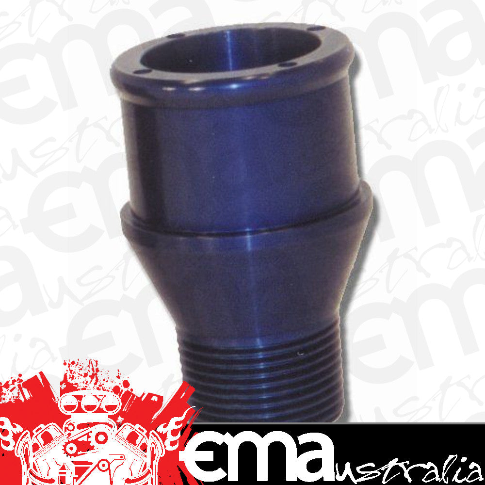 CVR CVR6175BL Water Pump Inlet Fitting 1" NPT Male to 1.75" Hose 3.15" Long Blue