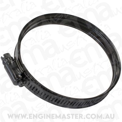 Aeroflow Performance Products AF28-4259BLK Constant Tension Dual Bead Black Stainless Hose Clamp 42mm (1.65") to 59mm (2.32") Clamping Range