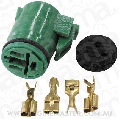 Aeroflow Performance Products AF49-1704 3-Pin Round Alternator Plug, Fits Nippon Denso Alternators Fitted in Some suits Toyota, Honda, Jeep, Mazda, Holden, Ford, Subaru & suits