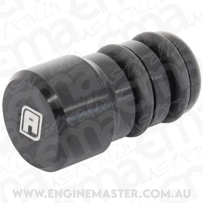 Aeroflow Performance Products AF64-2196 GM LS Engine Dipstick Block Off 6061 Billet Block Off