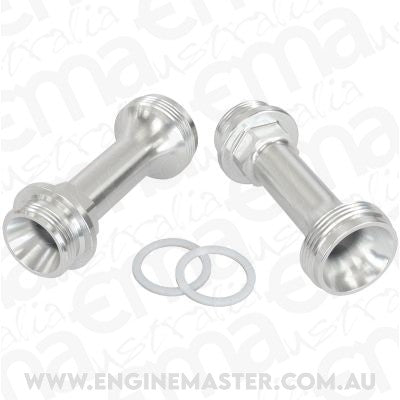Aeroflow AF59-2137S Replacement Billet Adjustable Fuel Log Legs Suit Adjustable Fuel Log (AF64-2037), 7/8-20" for Holley Carburettors, Silver Finish