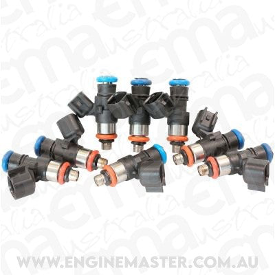 Aeroflow AF49-1925-8 850cc EV14 Short USCAR Fuel Injector Set of 8