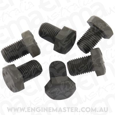 Aeroflow Performance Products AF37-1350 7/16-20" Flexplate Bolts 0.690" UHL Hex Head, Pack of 6