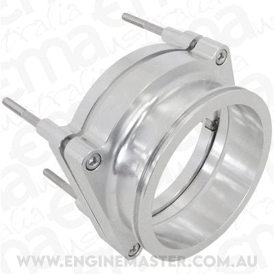Aeroflow AF64-2144 GM LS Throttle Body Adapter Silver Finish suits 102mm Fly By Wire and 4" Intercooler Clamp
