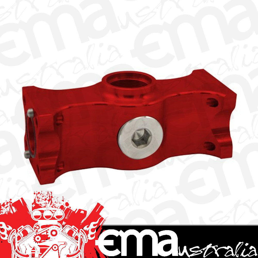 CVR CVR8001R Universal Manifold Red Anodised Finish