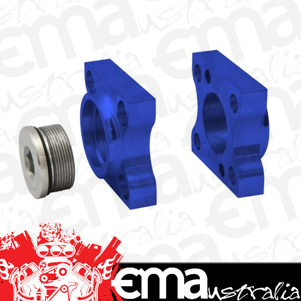 CVR CVR8002BL Remote Flange Kit for Proflo Extreme Pump Blue Anodised Finish
