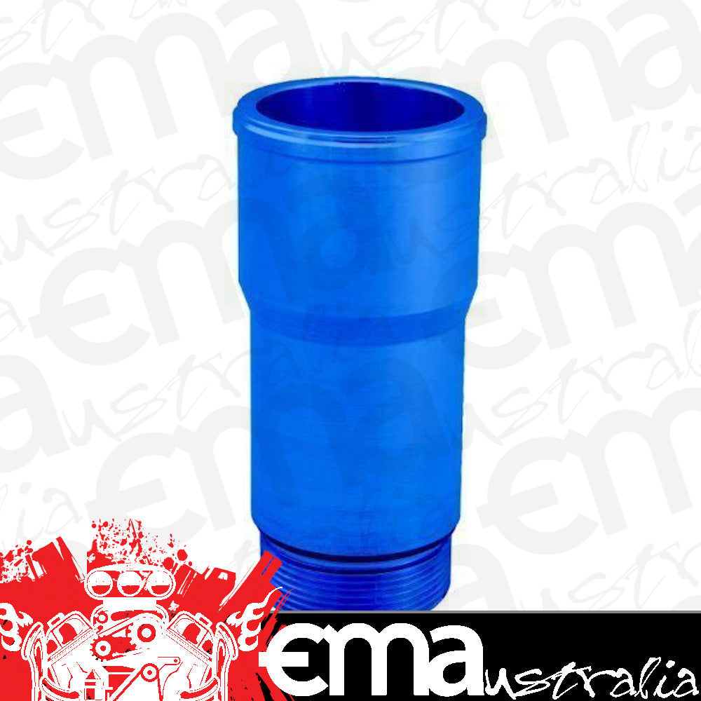 CVR CVR8125BL Water Pump Inlet Fitting 1-3/16" Male O-Ring to 1.25" Hose Blue