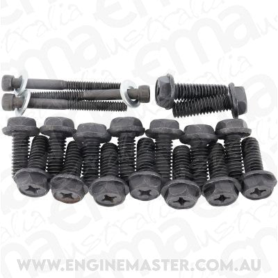 Aeroflow AF82-2070 Transmission Oil Pan Bolt Kit 5/16-18" Steel Bolts, Pack of 14.